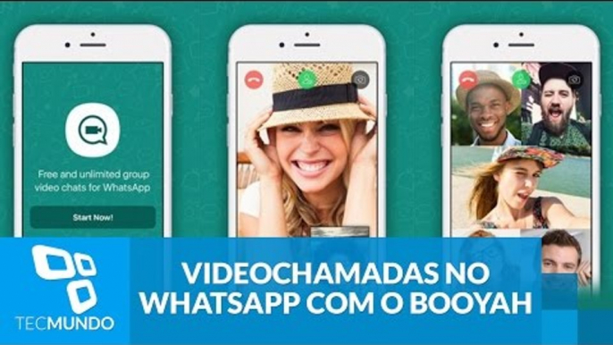 Booyah leva videoconferências em grupo para seus contatos do WhatsApp