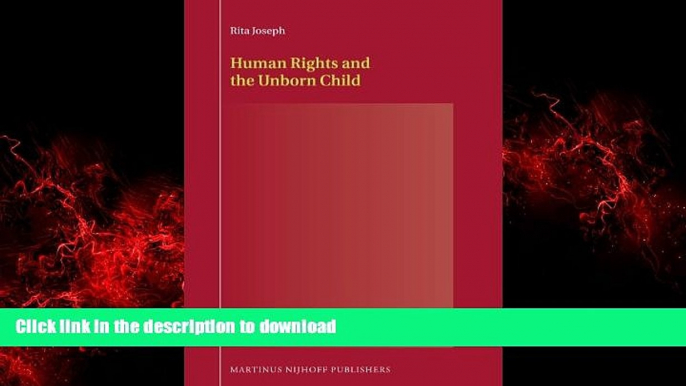 Read book  Human Rights and the Unborn Child