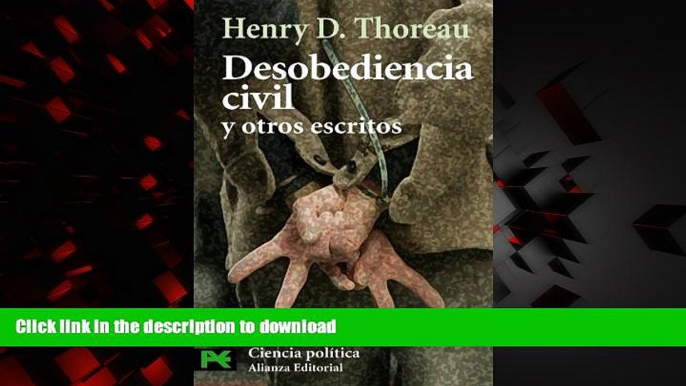 Buy book  Desobediencia civil y otros escritos / Civil disobedience and other writings (El Libro