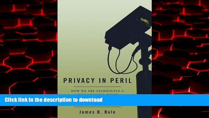 Best book  Privacy in Peril: How We Are Sacrificing a Fundamental Right in Exchange for Security