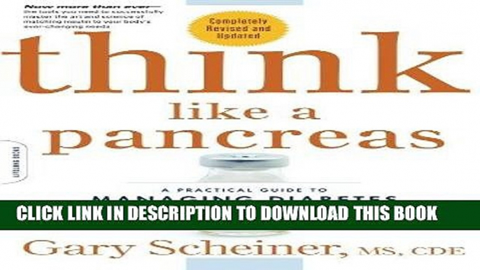 Best Seller Think Like a Pancreas: A Practical Guide to Managing Diabetes with Insulin--Completely