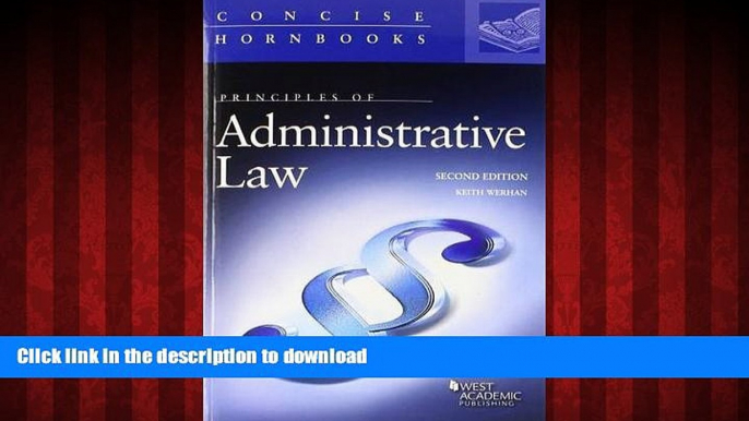 Read book  Principles of Administrative Law (Concise Hornbook Series) online to buy