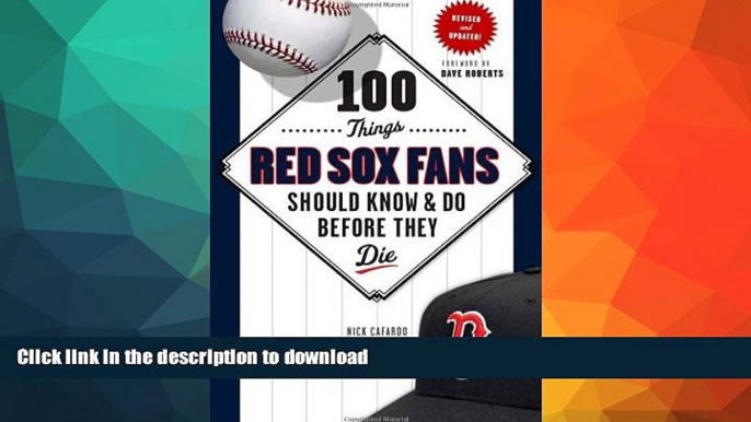 FAVORITE BOOK  100 Things Red Sox Fans Should Know   Do Before They Die (100 Things...Fans Should