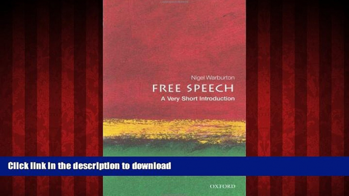 Read book  Free Speech: A Very Short Introduction (Very Short Introductions) online to buy