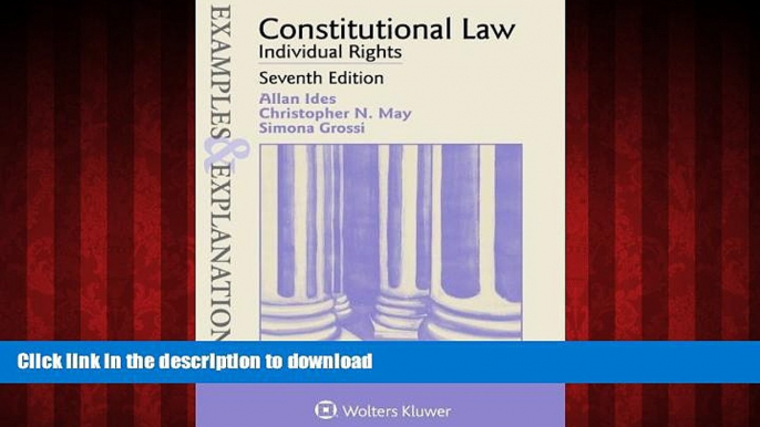 Buy books  Examples   Explanations: Constitutional Law: Individual Rights