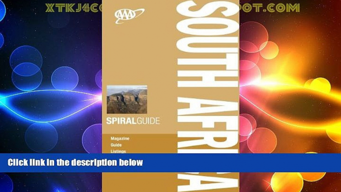 Big Deals  AAA Spiral South Africa (AAA Spiral Guides: South Africa)  Best Seller Books Best Seller