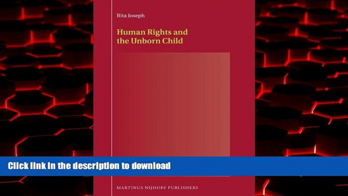 Buy books  Human Rights and the Unborn Child online