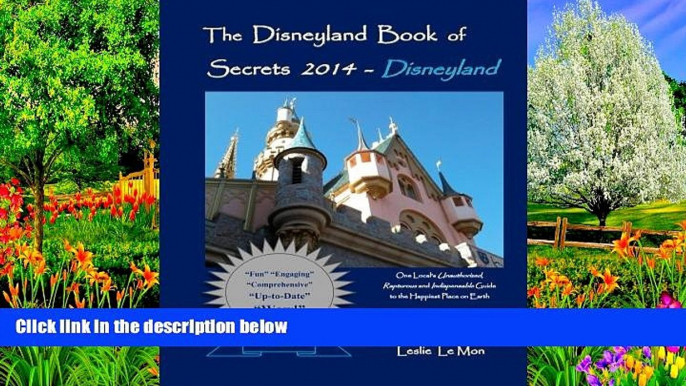 Big Deals  The Disneyland Book of Secrets 2014 - Disneyland: One Local s Unauthorized, Rapturous