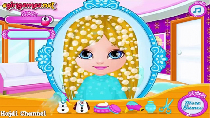 Baby Barbie Frozen Hair Salon - Barbie Games For Girls