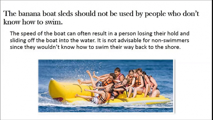 Important Tips You Must Know Before Going on A Banana Boat Trip