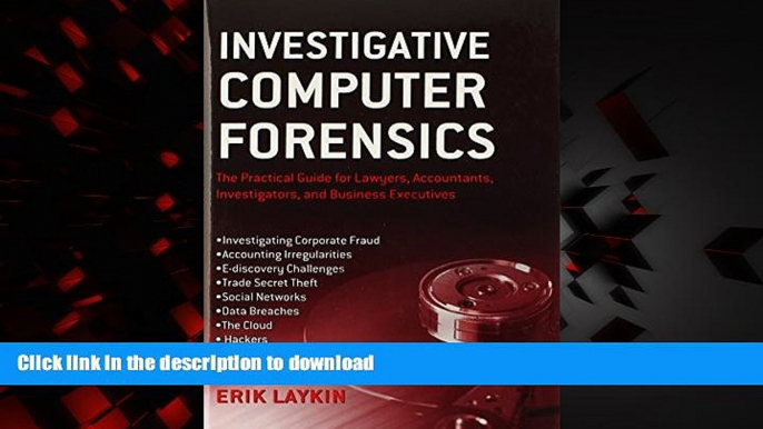 Read books  Investigative Computer Forensics: The Practical Guide for Lawyers, Accountants,