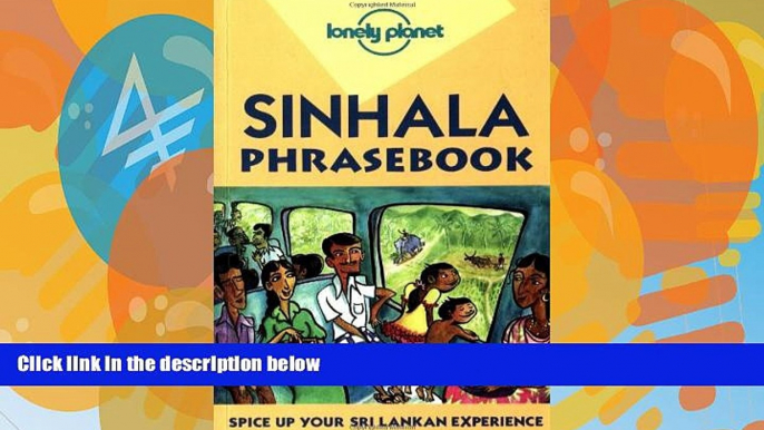 Best Buy PDF  Lonely Planet Sinhala Phrasebook  Best Seller Books Best Seller