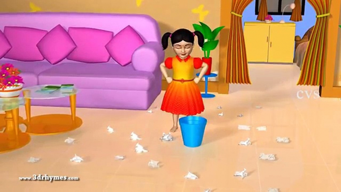 Bits of Paper - 3D Animation English Nursery rhyme for children with lyrics