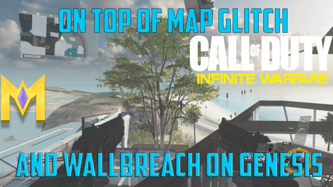 CoD iW Glitches - NEW Genisis Wallbreach "On Top Of Building Wallbreach"  (Infinite Warfare Glitches)