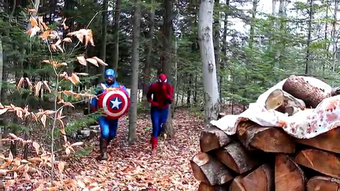 Spiderman & Avengers Hulk Iron Man Captain America Thor NERF VS Battle! Superhero Movie IN REAL LIFE