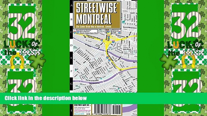 Big Deals  Streetwise Montreal Map - Laminated City Center Street Map of Montreal, Canada -