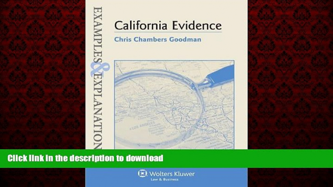 liberty books  Examples   Explanations: California Evidence online