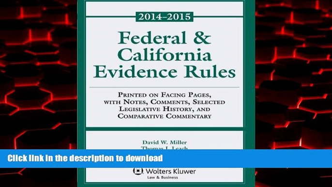 Best books  Federal   California Evidence Rules online for ipad