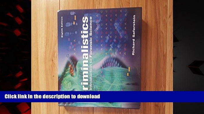 Buy books  Criminalistics: An Introduction to Forensic Science [Eighth 8th Edition] online