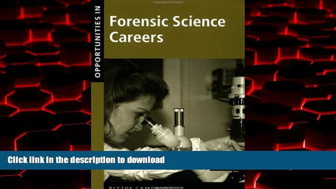 Buy book  Opportunities in Forensic Science Careers