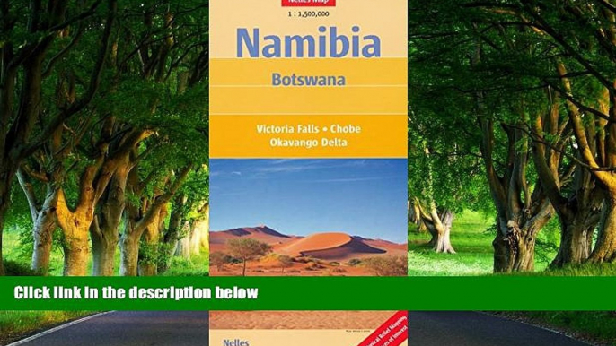 Big Deals  Namibia 1:1,500,000   Botswana West / Victoria Falls Travel Map, waterproof, NELLES