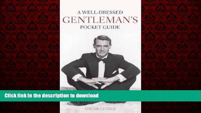 liberty book  A Well-Dressed Gentleman s Pocket Guide online for ipad