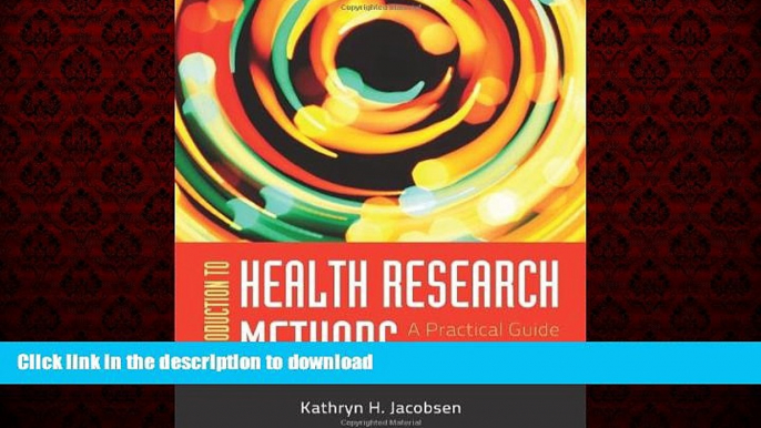 Best books  Introduction To Health Research Methods: A Practical Guide online to buy