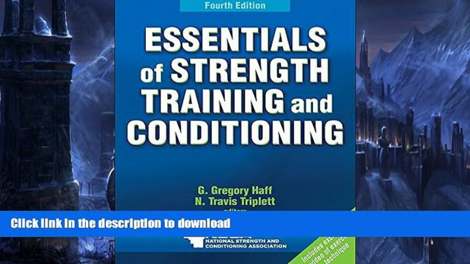 FAVORITE BOOK  Essentials of Strength Training and Conditioning 4th Edition With Web Resource