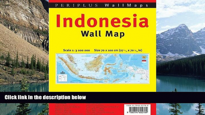 Big Deals  Indonesia Wall Map 1:3,000,000 Folded: Folded in Polybag (Wall Maps)  Full Ebooks Most