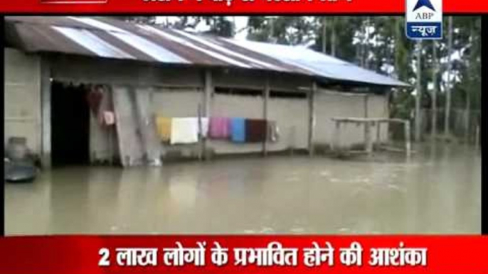 Assam flood affects 1.1 lakh people