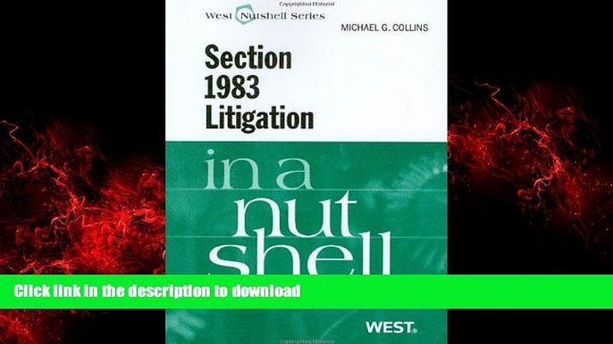 Buy book  Section 1983 Litigation in a Nutshell, 4th (In a Nutshell (West Publishing)) (Nutshells)