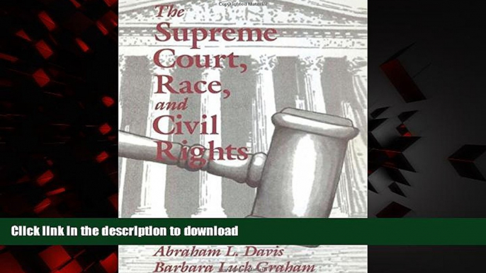 Buy book  The Supreme Court, Race, and Civil Rights: From Marshall to Rehnquist online to buy