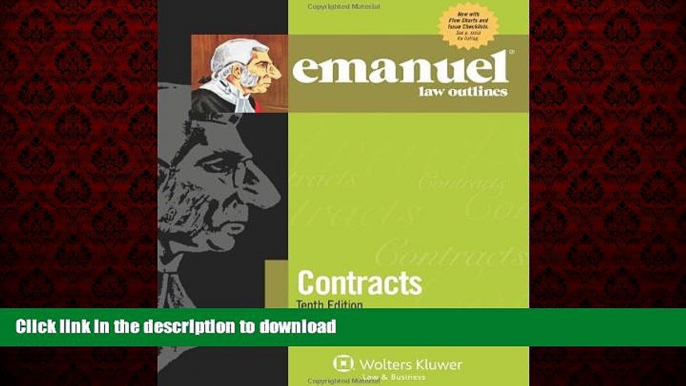 Read book  Emanuel Law Outlines: Contracts, Tenth Edition online for ipad