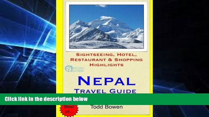 Ebook Best Deals  Nepal Travel Guide: Sightseeing, Hotel, Restaurant   Shopping Highlights  Full