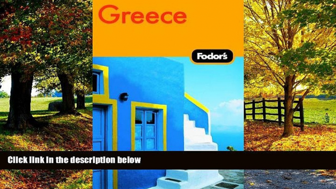 Big Deals  Fodor s Greece, 7th Edition (Fodor s Gold Guides)  Best Seller Books Best Seller