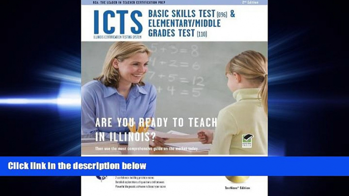 READ book  ICTS Basic Skills   Elementary/Middle Grades w/CD-ROM (ICTS Teacher Certification Test