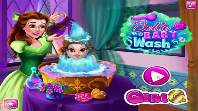 Belle Baby Wash - Disney Princess Games for Kids  #Kidsgames #Barbiegames