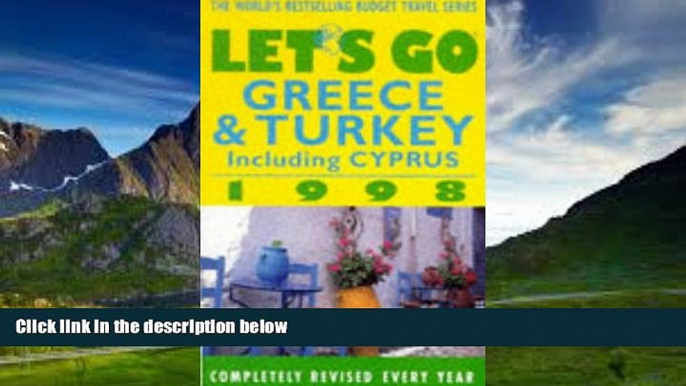 Big Deals  Let s Go Greece and Turkey 1998  Best Seller Books Best Seller