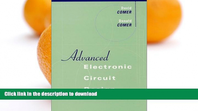 EBOOK ONLINE  Advanced Electronic Circuit Design  PDF ONLINE