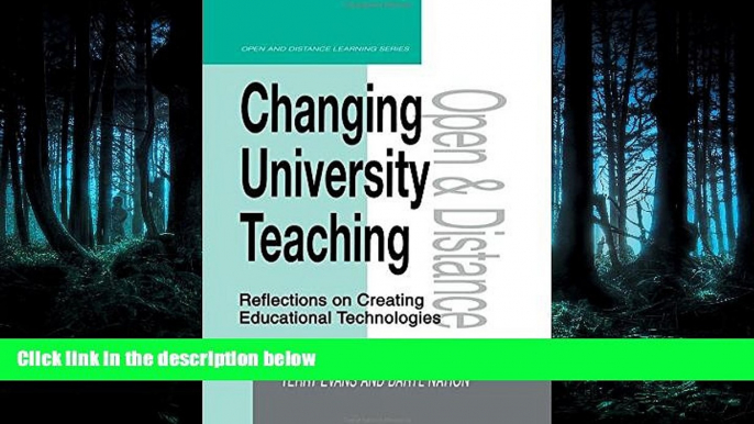 READ book  Changing University Teaching: Reflections on Creating Educational Technologies (Open