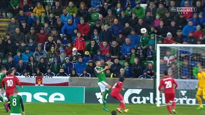 Gareth McAuley Goal HD - Northern Ireland 2-0 Azerbaijan - 11.11.2016 Qualification