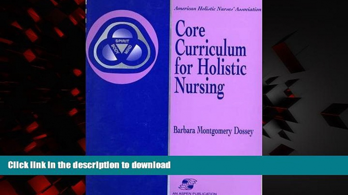 Buy book  Core Curriculum For Holistic Nursing online for ipad