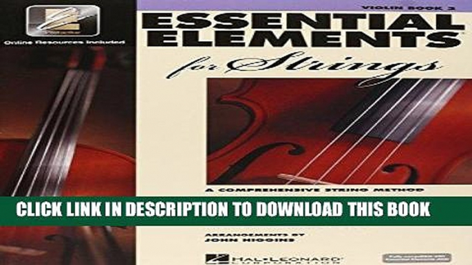 Ebook Essential Elements for Strings - Book 2 with EEi: Violin Free Read