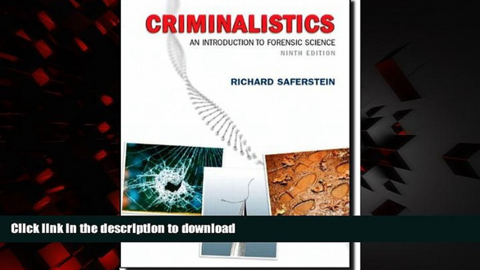 Buy book  Criminalistics: An Introduction to Forensic Science (College Edition) (9th Edition)