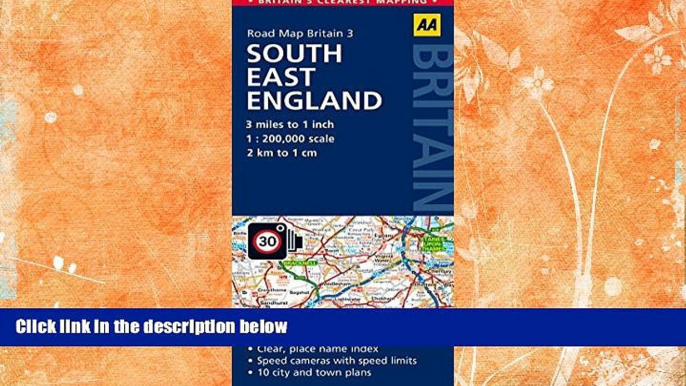 Best Buy Deals  South East England Road Map (AA Road Map Britain#3)  [DOWNLOAD] ONLINE