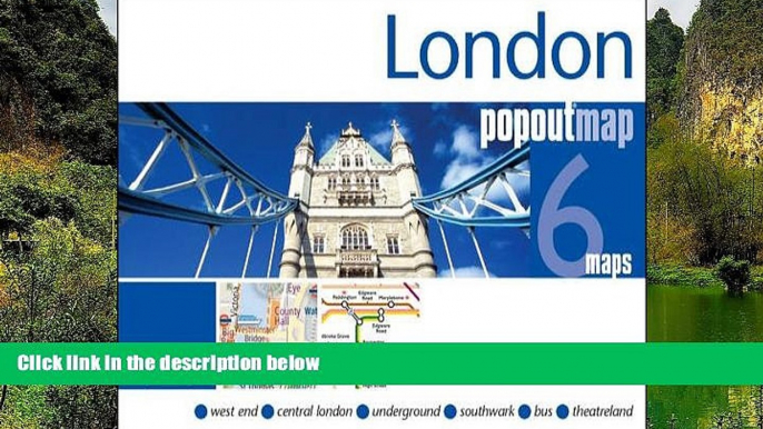 Best Deals Ebook  London Popout Map: 3 Popout Maps in One Handy, Pocket-Size Format  BOOOK ONLINE