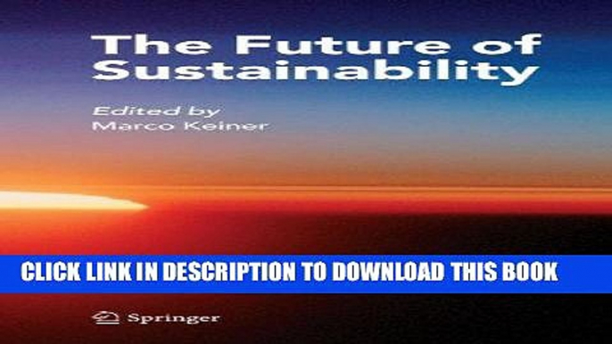 Best Seller The Future of Sustainability Free Read