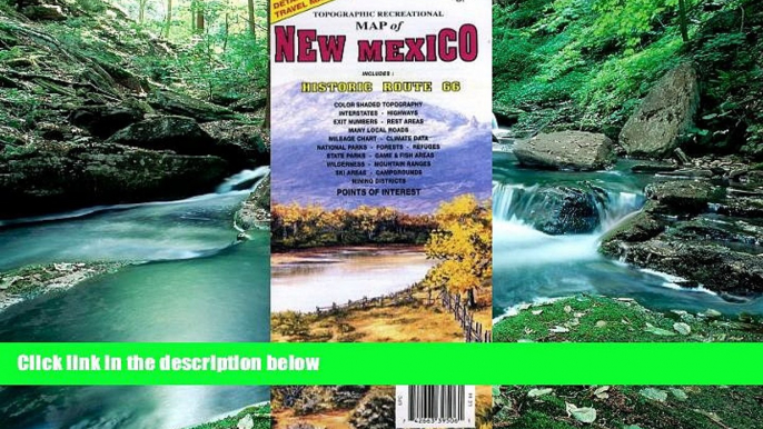 Best Buy Deals  Topographic Recreational Map of New Mexico: Detailed Travel Map  BOOOK ONLINE