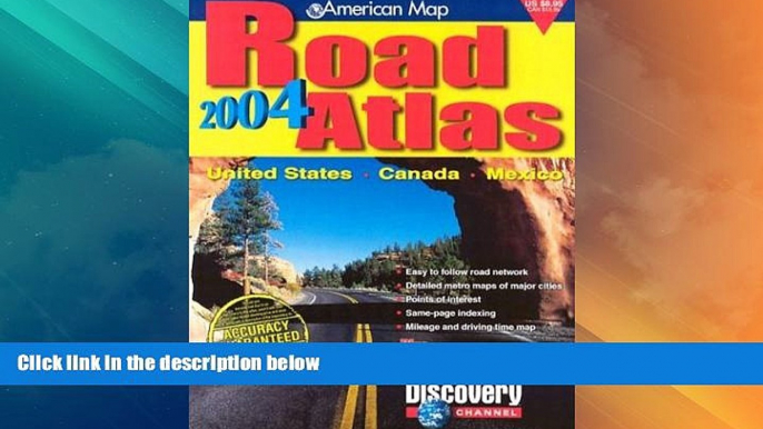 Deals in Books  AMC US/Canada/Mexico Road Atlas 2004 (United States Road Atlas Including Canada