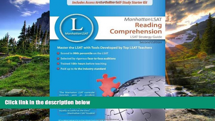 Enjoyed Read Manhattan LSAT Reading Comprehension Strategy Guide (Manhattan LSAT Strategy Guides)